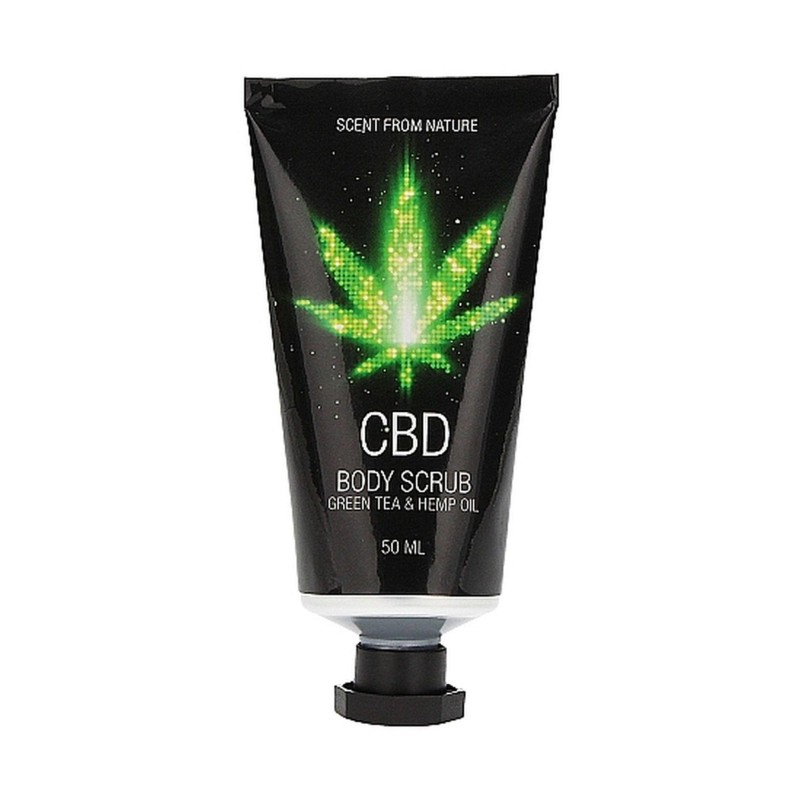 CBD - Bath and Shower - Luxe Travel set - Green Tea Hemp Oil